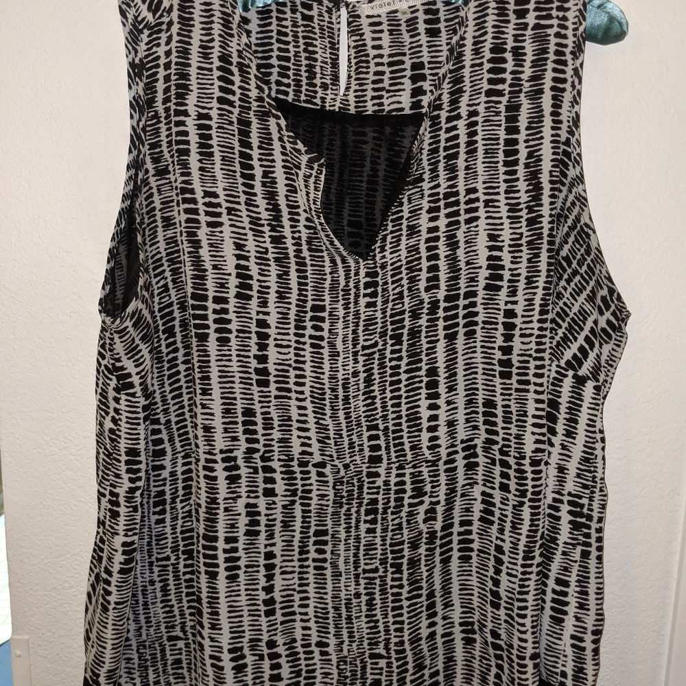 Plus size two layer top